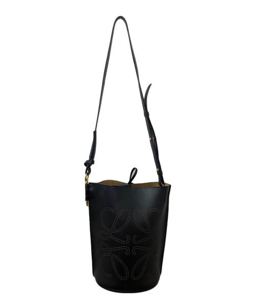 LOEWE（ロエベ）LOEWE (ロエベ) アナグラムバケットバッグ ブラックの古着・服飾アイテム