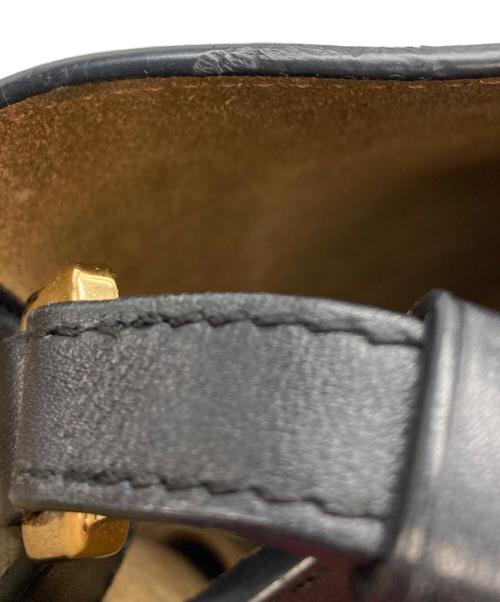 LOEWE（ロエベ）LOEWE (ロエベ) アナグラムバケットバッグ ブラックの古着・服飾アイテム