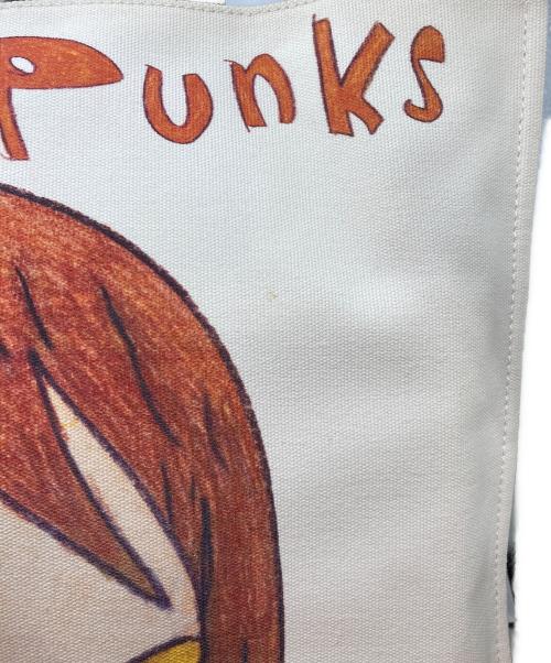 STELLA McCARTNEY（ステラマッカートニー）STELLA McCARTNEY (ステラマッカートニー) YOSHITOMO NARA (ヨシトモ ナラ) キャンバスコラボトートバッグ ホワイトの古着・服飾アイテム