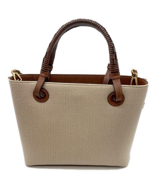LOEWE（ロエベ）LOEWE (ロエベ) アナグラムミニトートバッグ ベージュの古着・服飾アイテム