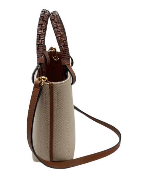 LOEWE（ロエベ）LOEWE (ロエベ) アナグラムミニトートバッグ ベージュの古着・服飾アイテム