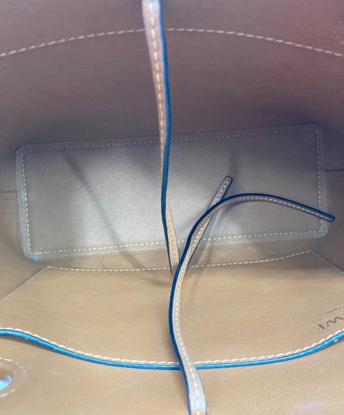 LOEWE（ロエベ）LOEWE (ロエベ) アナグラムミニトートバッグ ベージュの古着・服飾アイテム