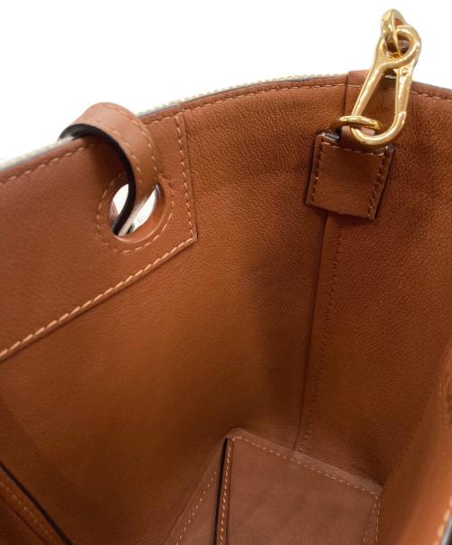 LOEWE（ロエベ）LOEWE (ロエベ) アナグラムミニトートバッグ ベージュの古着・服飾アイテム