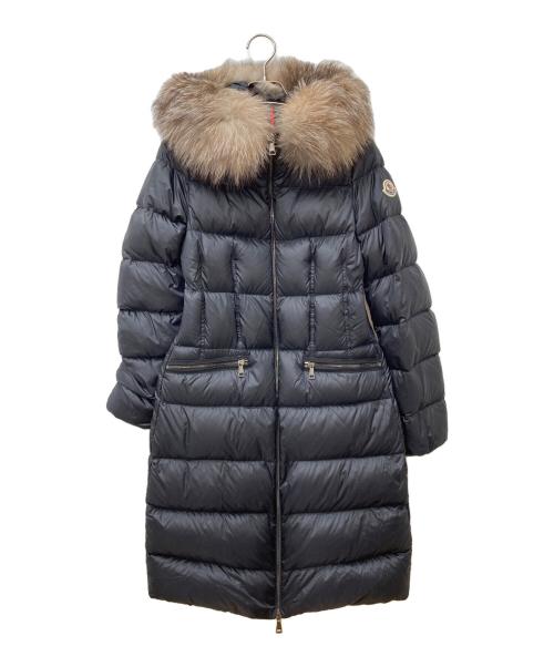 MONCLER（モンクレール）MONCLER (モンクレール) ’BOEDIC GIUBBOTTO’ファー付ダウンコート　I20931C00034 5396Q  ブラック サイズ:00の古着・服飾アイテム
