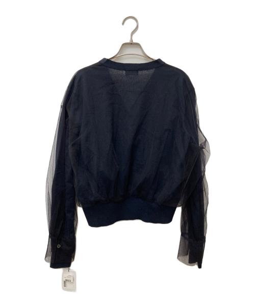 Chika Kisada（チカ キサダ）Chika Kisada (チカ キサダ) チュールカーディガン　CK-25189 ブラック サイズ:1 未使用品の古着・服飾アイテム