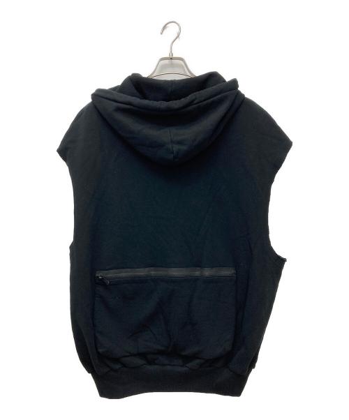 UNDERCOVER（アンダーカバー）UNDERCOVER (アンダーカバー) ノースリーブパーカー ブラック サイズ:4の古着・服飾アイテム