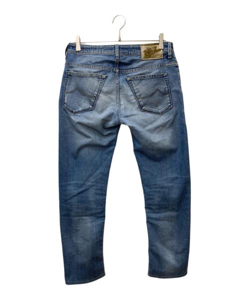 JACOB COHEN（ヤコブコーエン）JACOB COHEN (ヤコブコーエン) カモフラ柄ストレッチデニムパンツ　613C ブラック サイズ:78.5cm (W31)の古着・服飾アイテム