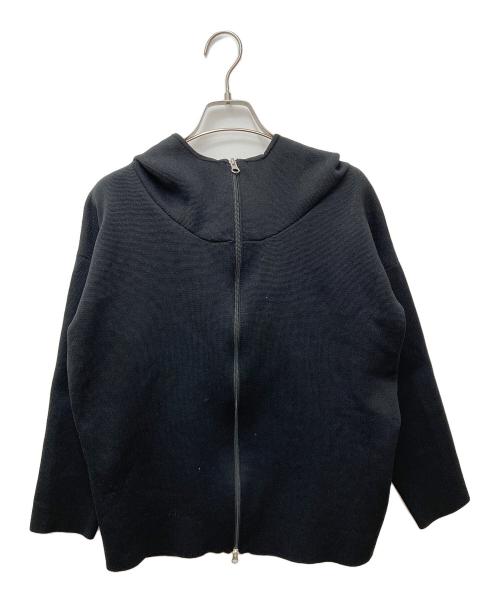 SOEJU（ソージュ）SOEJU (ソージュ) ミラノリブニットパーカー ブラック サイズ:サイズ表記なしの古着・服飾アイテム
