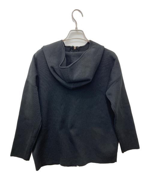 SOEJU（ソージュ）SOEJU (ソージュ) ミラノリブニットパーカー ブラック サイズ:サイズ表記なしの古着・服飾アイテム