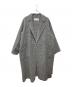 SOEJU（ソージュ）の古着「ウールリバーローブコート」｜ホワイト×ブラック