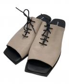 yuko imanishi+ユウコイマニシプラス）の古着「シューレースサンダル」｜ベージュ