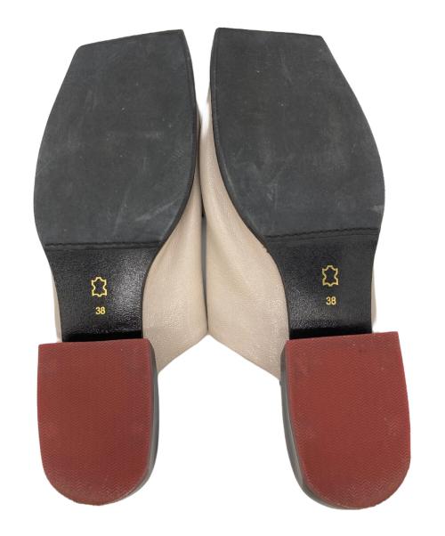 yuko imanishi+（ユウコイマニシプラス）yuko imanishi+ (ユウコイマニシプラス) シューレースサンダル ベージュ サイズ:24cmの古着・服飾アイテム