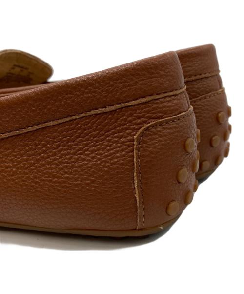 LAUREN RALPH LAUREN（ローレンラルフローレン）LAUREN RALPH LAUREN (ローレンラルフローレン) BARNSBURYフラットシューズ ベージュ サイズ:24cmの古着・服飾アイテム