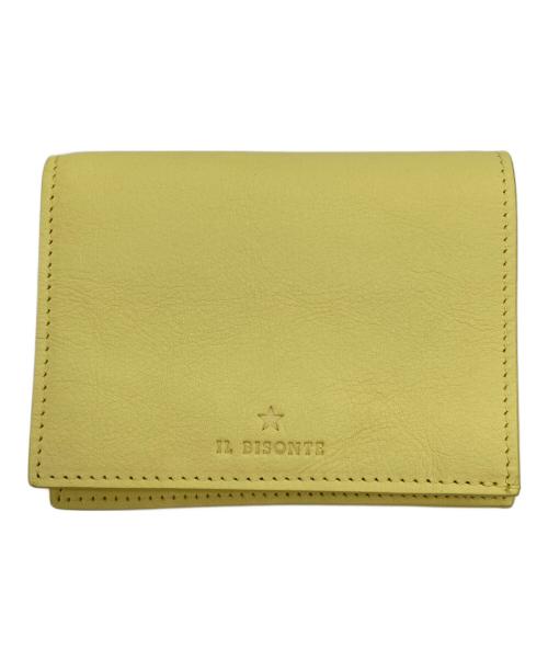 IL BISONTE（イル ビゾンテ）IL BISONTE (イル ビゾンテ) 2つ折り財布　ssw014 pv0001 イエローの古着・服飾アイテム