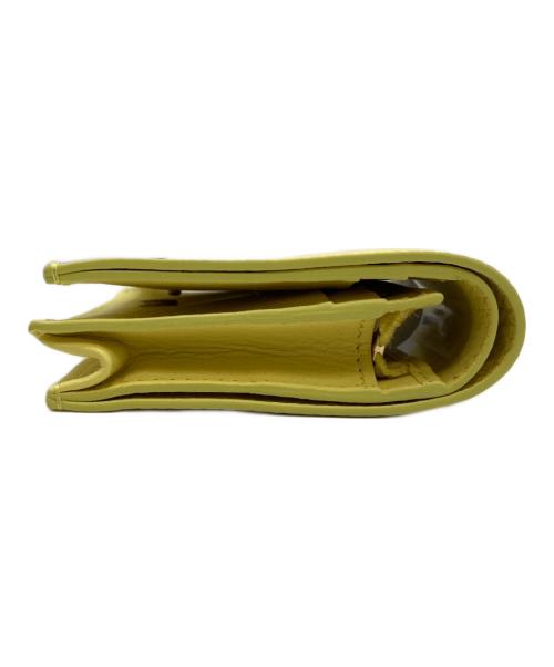 IL BISONTE（イル ビゾンテ）IL BISONTE (イル ビゾンテ) 2つ折り財布　ssw014 pv0001 イエローの古着・服飾アイテム