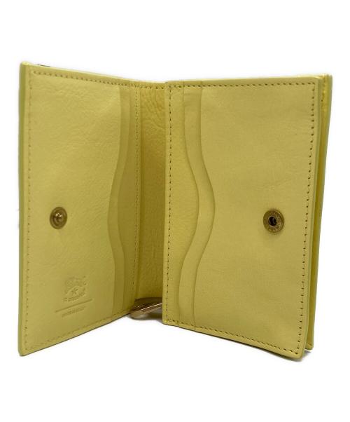 IL BISONTE（イル ビゾンテ）IL BISONTE (イル ビゾンテ) 2つ折り財布　ssw014 pv0001 イエローの古着・服飾アイテム