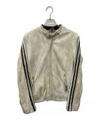 Schottショット）の古着「シングルライダースジャケット」｜ベージュ