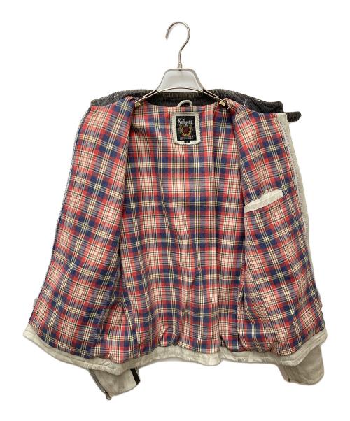 Schott（ショット）schott (ショット) シングルライダースジャケット ベージュ サイズ:Sの古着・服飾アイテム