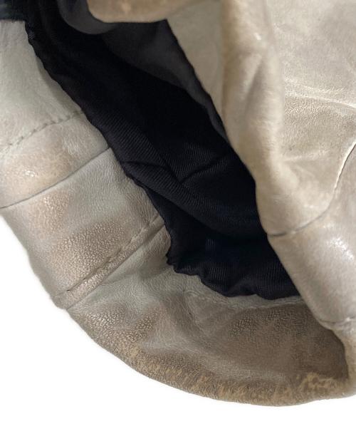 Schott（ショット）schott (ショット) シングルライダースジャケット ベージュ サイズ:Sの古着・服飾アイテム