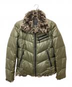 NICOLE CLUB FOR MENニコルクラブフォーメン）の古着「ダウンジャケット」｜グリーン