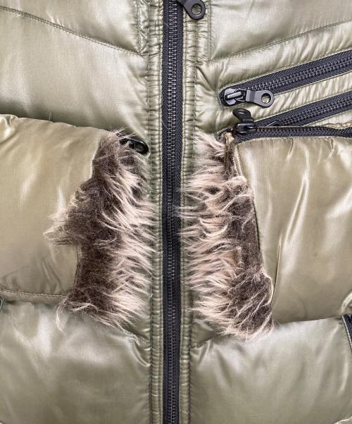 NICOLE CLUB FOR MEN（ニコルクラブフォーメン）NICOLE CLUB FOR MEN (ニコルクラブフォーメン) ダウンジャケット グリーン サイズ:46(M~L)の古着・服飾アイテム