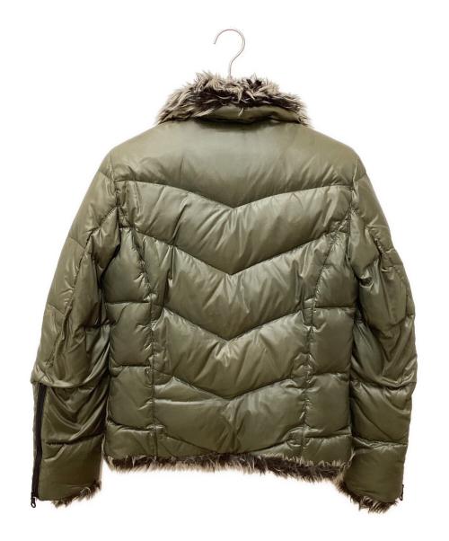 NICOLE CLUB FOR MEN（ニコルクラブフォーメン）NICOLE CLUB FOR MEN (ニコルクラブフォーメン) ダウンジャケット グリーン サイズ:46(M~L)の古着・服飾アイテム