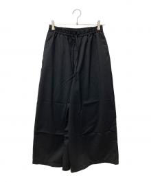 mizuiro-ind（ミズイロインド）の古着「イージーワイドパンツ」｜ブラック