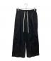 Spick and Span（スピックアンドスパン）の古着「コットンレーヨンドロストフレアパンツ 25030200215240」｜ブラック