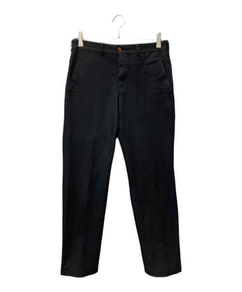 COMME des GARCONS HOMME PLUS（コムデギャルソンオムプリュス）COMME des GARCONS HOMME PLUS (コムデギャルソンオムプリュス) ポリ縮絨スラックス PS-P075 ブラック サイズ:Sの古着・服飾アイテム