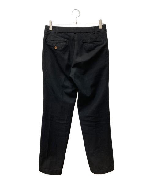 COMME des GARCONS HOMME PLUS（コムデギャルソンオムプリュス）COMME des GARCONS HOMME PLUS (コムデギャルソンオムプリュス) ポリ縮絨スラックス PS-P075 ブラック サイズ:Sの古着・服飾アイテム