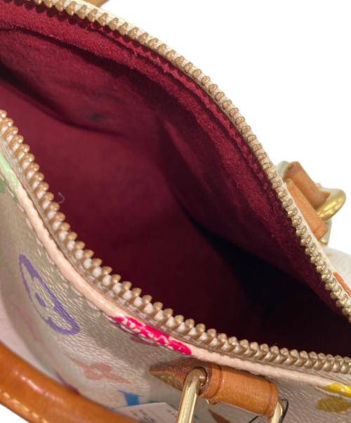 LOUIS VUITTON（ルイ ヴィトン）LOUIS VUITTON (ルイ ヴィトン) モノグラム・マルチカラー ミニスピーディ ハンドバッグ M92645 ホワイトの古着・服飾アイテム