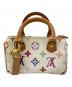 LOUIS VUITTON (ルイ ヴィトン) モノグラム・マルチカラー ミニスピーディ ハンドバッグ M92645 ホワイト：140000円