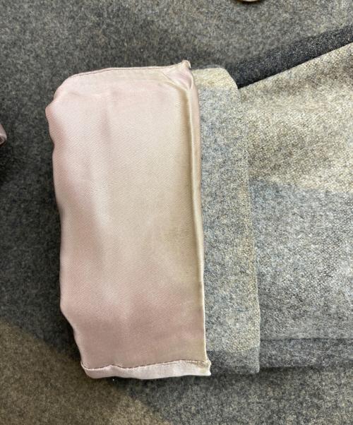 PAUL SMITH（ポールスミス）PAUL SMITH (ポールスミス) ブロックチェックチェスターコート　MK.253211 ベージュ×グレー サイズ:Lの古着・服飾アイテム