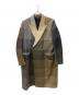 PAUL SMITH（ポールスミス）の古着「ブロックチェックチェスターコート　MK.253211」｜ベージュ×グレー
