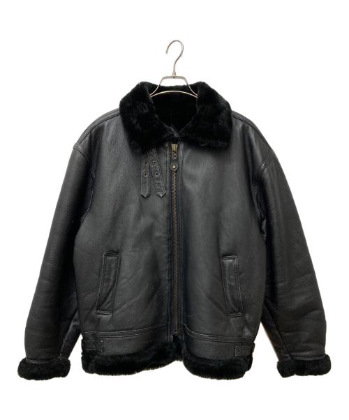 LAZZI（ラジ）LAZZI (ラジ) レザージャケット ブラック サイズ:Lの古着・服飾アイテム