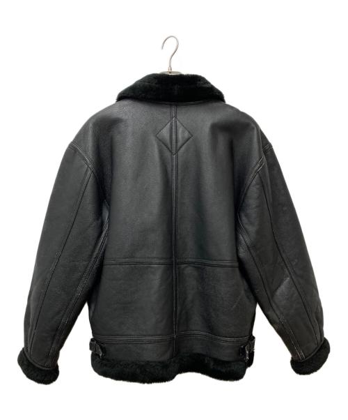 LAZZI（ラジ）LAZZI (ラジ) レザージャケット ブラック サイズ:Lの古着・服飾アイテム