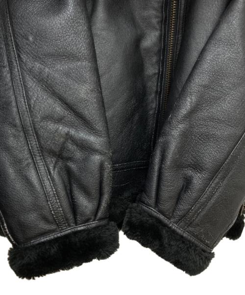 LAZZI（ラジ）LAZZI (ラジ) レザージャケット ブラック サイズ:Lの古着・服飾アイテム