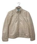 Wind Armorウィンドアーマー）の古着「シングルライダースジャケット」｜ベージュ