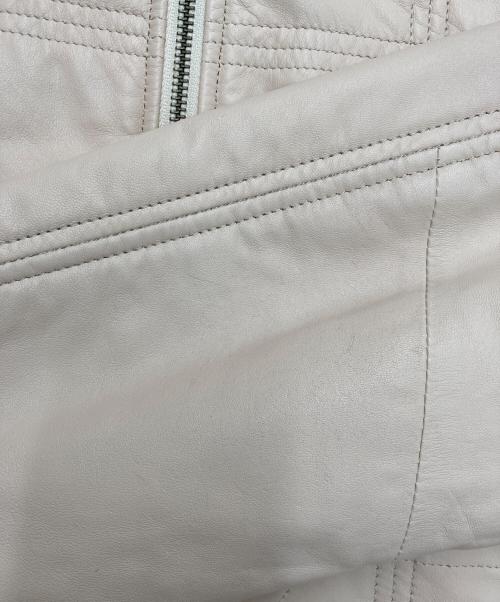 Wind Armor（ウィンドアーマー）Wind Armor (ウィンドアーマー) シングルライダースジャケット ベージュ サイズ:LLの古着・服飾アイテム