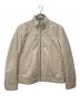 Wind Armor（ウィンドアーマー）の古着「シングルライダースジャケット」｜ベージュ