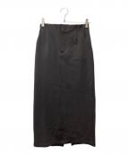 DRESSTERIORドレステリア）の古着「ストレッチポンチタイトスカート」｜グレー