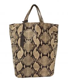 MARCO MASI（マルコマージ）の古着「パイソン2wayショルダーバッグ」｜ベージュ