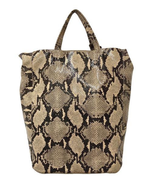 MARCO MASI（マルコマージ）MARCO MASI (マルコマージ) パイソン2wayショルダーバッグ ベージュの古着・服飾アイテム