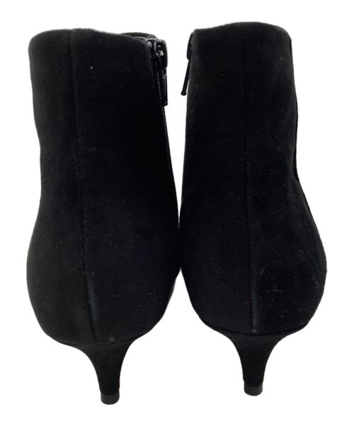 FABIO RUSCONI（ファビオルスコーニ）FABIO RUSCONI (ファビオルスコーニ) スエードヒールブーツ ブラック サイズ:37の古着・服飾アイテム