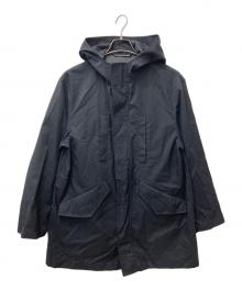 GAULTIER HOMME objet（ゴルチエオムオブジェ）の古着「フーデッドショートコート」｜ブラック