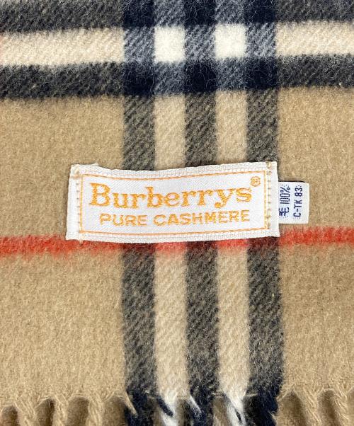 Burberry's（バーバリーズ）Burberry's (バーバリーズ) カシミヤマフラー ベージュの古着・服飾アイテム