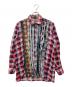 Rebuild by Needles（リビルドバイニードルス）の古着「再構築フランネルシャツ　EJ264」｜レッド