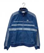 adidas Originalsアディダスオリジナル）の古着「アディカラーファーストブルーデニムトラックトップ JX6457」｜インディゴ
