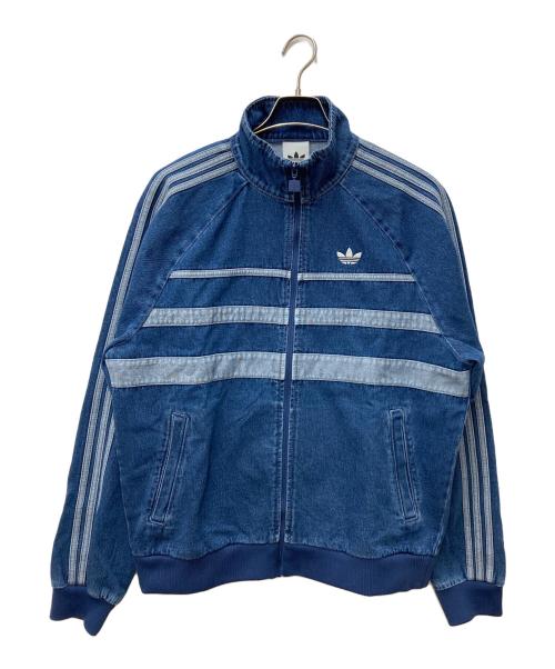 adidas Originals（アディダスオリジナル）adidas Originals (アディダスオリジナル) アディカラーファーストブルーデニムトラックトップ JX6457 インディゴ サイズ:XL 未使用品の古着・服飾アイテム