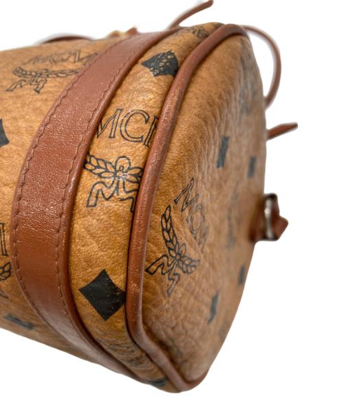 MCM（エムシーエム）MCM (エムシーエム) 筒形ショルダーバッグ オレンジの古着・服飾アイテム